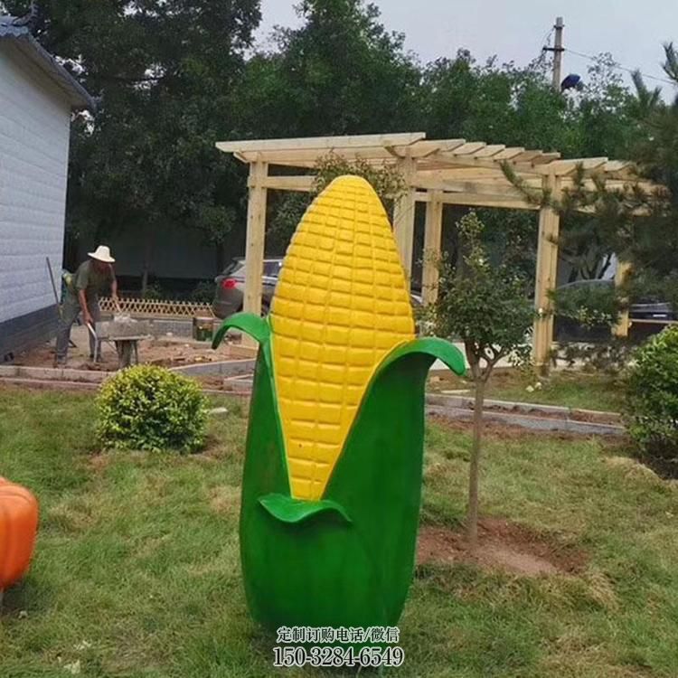 庭院玉米雕塑 城市仿真雕塑 农作物小品