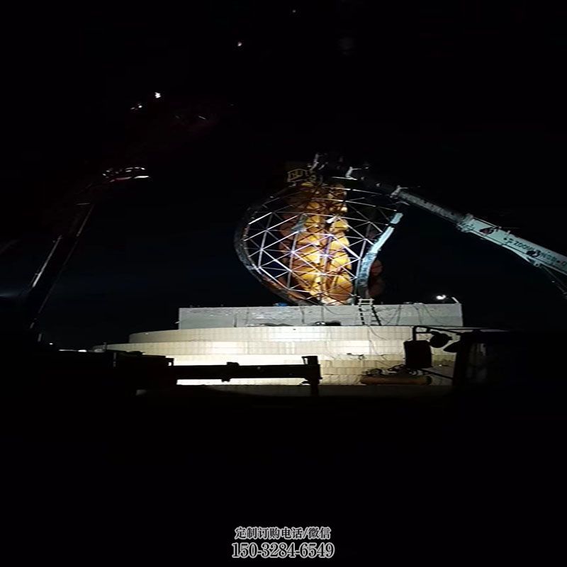 稻穗雕塑定制 粮食雕塑主题定做 农作物雕塑主题定做