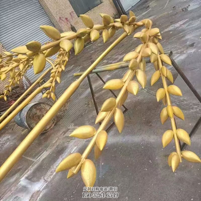 酒店麦子雕塑 粮食雕塑定制预定 园林农作物雕塑摆件订做